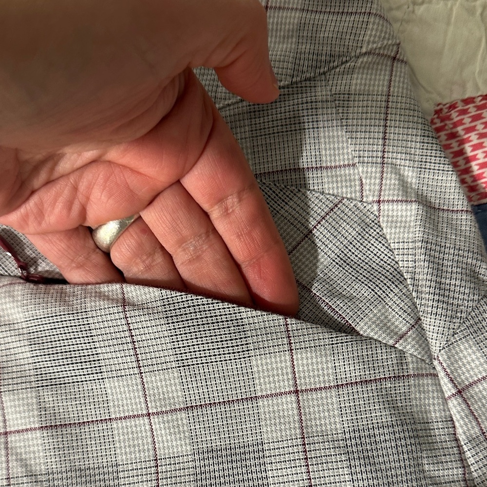 Royal Robbins Gray Plaid A-Line Skirt - Picture 5 of 10